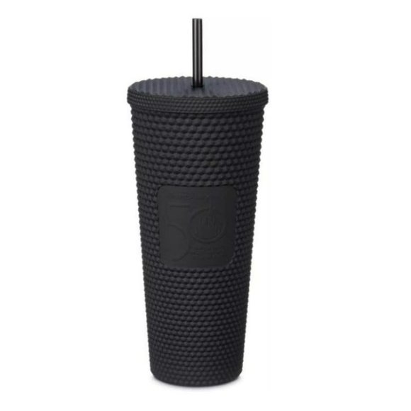 Disney Other - Walt Disney World 50th Anniversary Geometric Starbuck SB Tumbler with Straw Matt